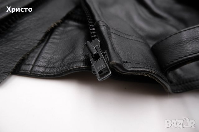 Кожено яке за мотор черно размер М размер 54 , снимка 4 - Аксесоари и консумативи - 37074397