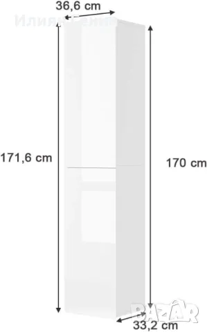 Висок шкаф за баня, снимка 2 - Шкафове - 47310226
