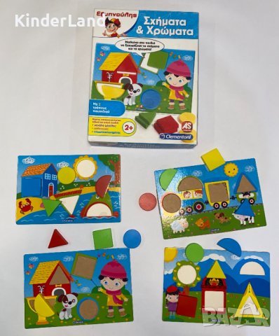 Игра Clementoni , Форми и цветове, снимка 2 - Игри и пъзели - 39397947