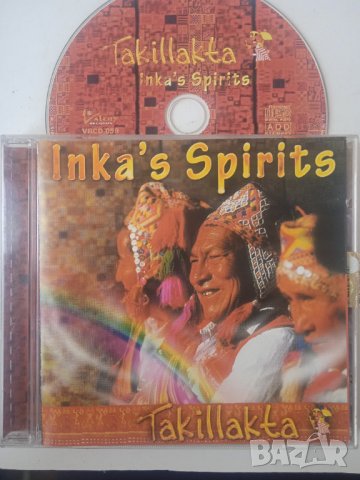 Takillakta ‎– Inka's Spirits - оригинален диск индианска музика, снимка 1 - CD дискове - 44242607