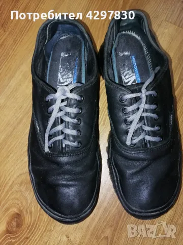 Черни кожени обувки Vans № 44