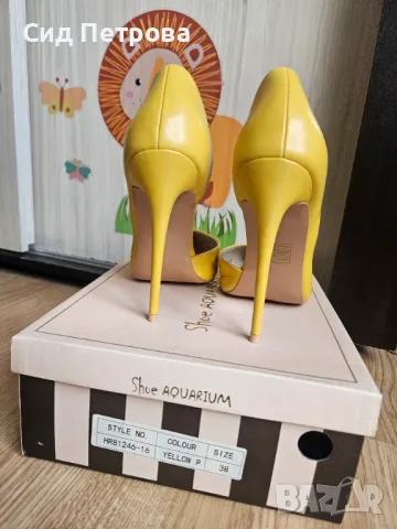 SHOE AQUARIUM Дамски обувки на ток, снимка 4 - Дамски обувки на ток - 49492747