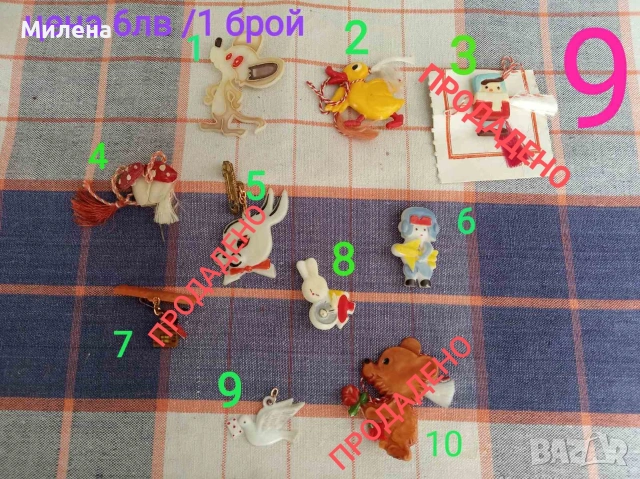 Ретро мартеници, снимка 9 - Арт сувенири - 53212972