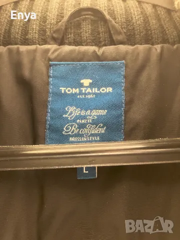 Дълго дамско зимно пухено яке Tom Tailor, снимка 3 - Якета - 47892730