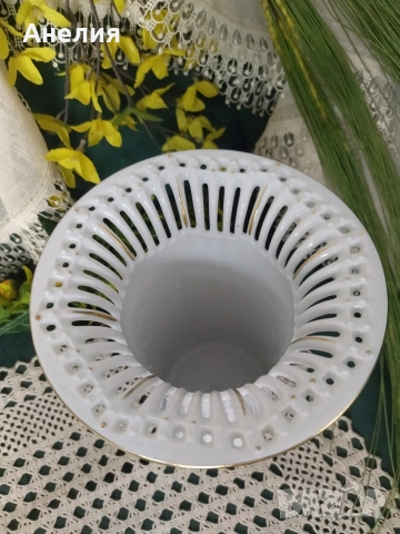  Ваза с ажур, снимка 3 - Вази - 52620865