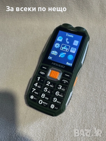 HODOO X9 Телефон удароустойчив водоустойчив телефон за възрастни хора, големи копчета, мощна батерия, снимка 12 - Други - 52684103