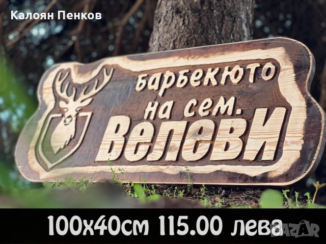 Дървени табели по поръчка ниски цени.