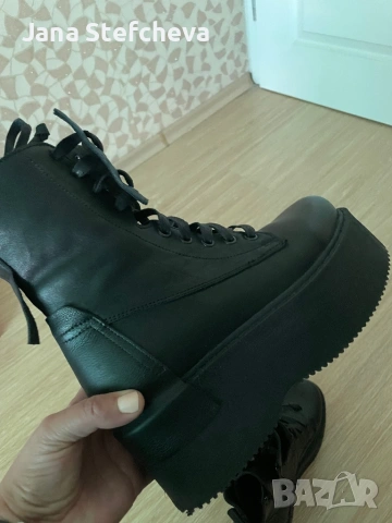 Боти естествена кожа, снимка 4 - Дамски боти - 53556084