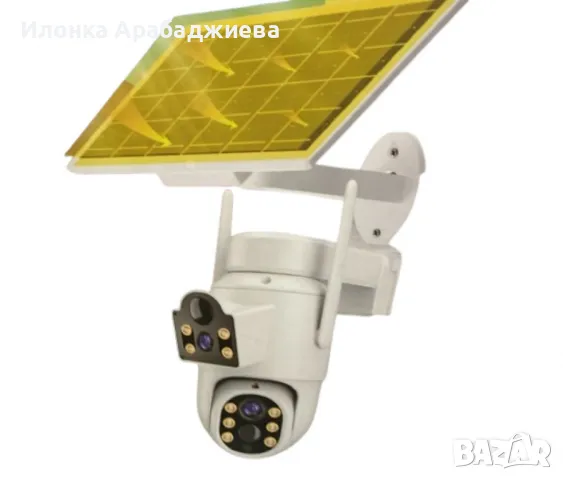 icsee 4MP Безжична соларна камера за видеонаблюдение