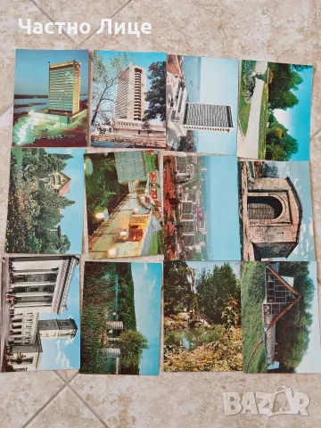 Пълна Колекция от 57 Пощенски Картички Русе 1970те г., плюс 12 пощенски картички, снимка 4 - Колекции - 56200000