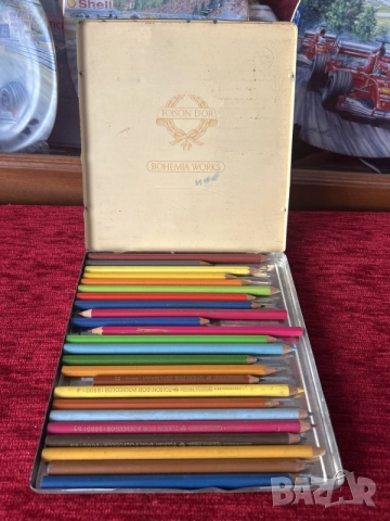 цветни моливи Toison d'Or Polycolor 3824 от чехословашкия производител Bohemia Works, снимка 2 - Ученически пособия, канцеларски материали - 55775027