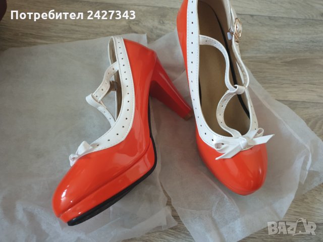 Дамски обувки, снимка 6 - Дамски обувки на ток - 29350682