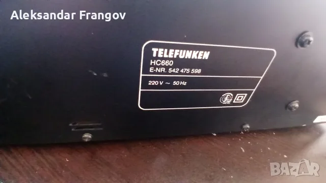 TELEFUNKEN HC 660 & TELEFUNKEN HR 660, снимка 7 - Радиокасетофони, транзистори - 56073106
