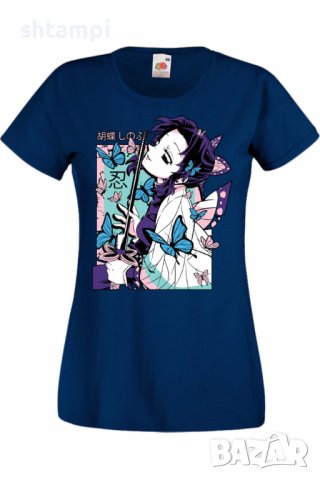 Дамска тениска Demon Slayer Shinobu Kocho,Анимация,игра,Празник,Повод., снимка 6 - Тениски - 38058414