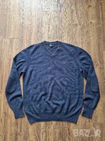 Страхотен мъжки пуловер FRED PERRY  размер L