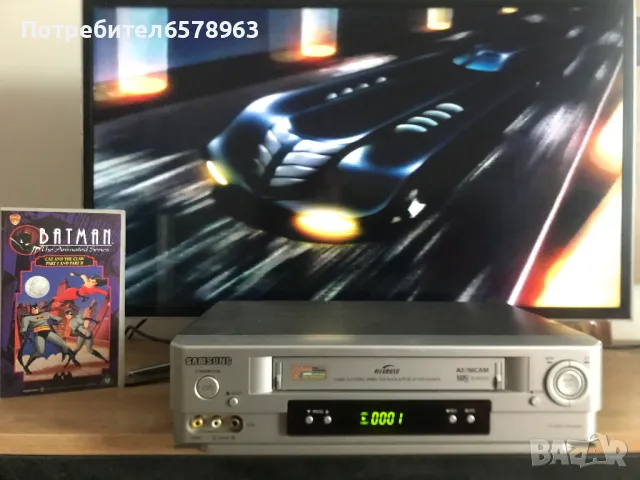 Видеокасета  '' BATMAN '' 1995 VHS, снимка 3 - Анимации - 50228319