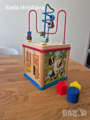 Дървени играчки и музикален килим за деца над 12 месеца, снимка 5 - Образователни игри - 52627483