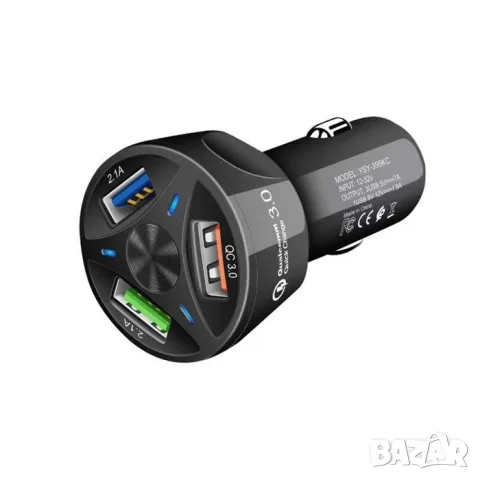 USB зарядно за кола с 3 порта