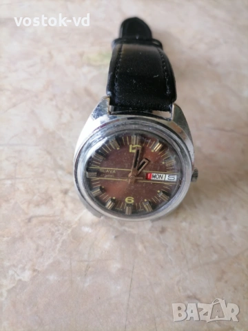 SLAVA 27 JEWELS  AUTOMATIC USSR РАБОТЕЩ  , снимка 16 - Антикварни и старинни предмети - 54353197