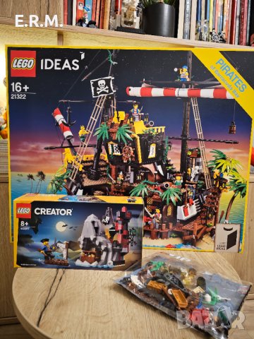 Комплект пирати , Lego IDEAS 21322 + Lego Creator 40598 + Vip add on 40515 Pirates and treasure , снимка 1 - Колекции - 42924785