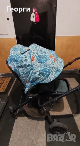 Бебешка количка с летен и зимен кош, Mamas & Papas MYLO 2. Дизайн Лисиците на Donna Wilson, снимка 6 - Детски колички - 49350888