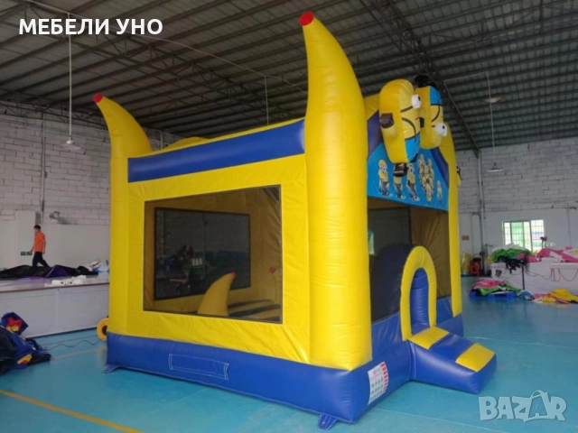 Надуваем атракцион под наем : Миньони с баскетболен кош, снимка 7 - Други игри - 51526765