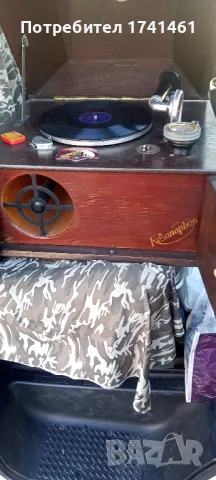 Ретро грамофон, снимка 4 - Други ценни предмети - 47981359