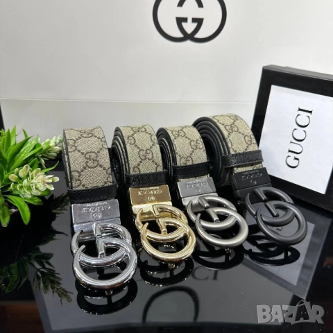 колани от естествена кожа в кутия gucci , снимка 6 - Колани - 51488641