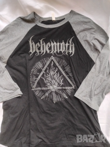 Behemoth метъл, metal, rock блуза голям размер XXL, снимка 2 - Блузи с дълъг ръкав и пуловери - 53966675
