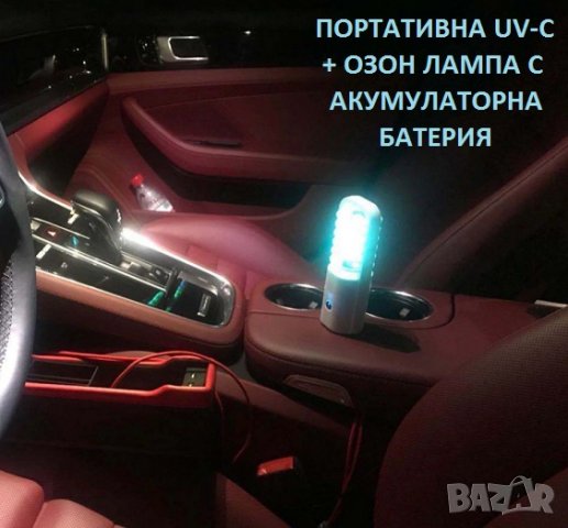 ПОРТАТИВНА UV-C + ОЗОН Дезинфекционна Лампа - Разпродажба със 70% Намаление, снимка 13 - Други - 29971749