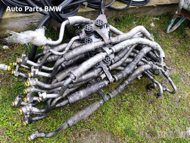Тръба климатик BMW E60 E61 E63 Климатична тръба компресор климатик БМВ Е60 Е61 Е63 Маркуч, снимка 3 - Части - 53214409