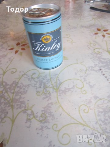 Уникален пълен кен Кинлей бутилка 150 мл , снимка 5 - Колекции - 31061637