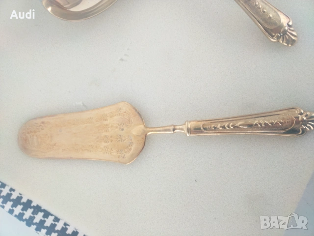 Италиaнски Vintage сервиз от посребрени прибори Silver Plated Made in Italy Продавам изключително ел, снимка 6 - Прибори за хранене, готвене и сервиране - 53901321