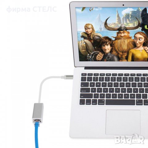 Мрежова карта STELS RL59, LAN адаптер, USB Type-C към RJ45, Ethernet, снимка 4 - Други - 40204132