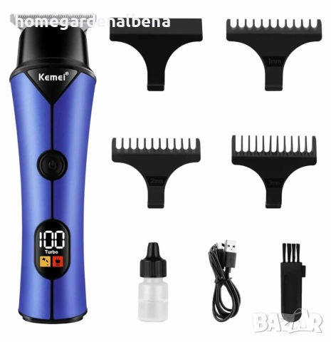 Професионална безжична машинка за подстригване Kemei KM-641, снимка 11 - Машинки за подстригване - 54076415