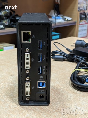 Докинг станция Lenovo ThinkPad USB 3.0 Dock + Гаранция, снимка 4 - Части за лаптопи - 31343184