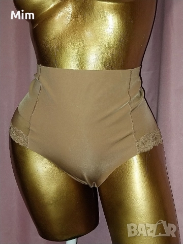 М Моделираща бикина с висока талия в телесен цвят , снимка 4 - Бельо - 52487599