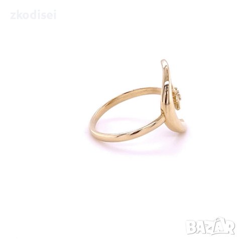 Златен дамски пръстен 1,76гр. размер:54 14кр. проба:585 модел:20231-6, снимка 2 - Пръстени - 42905079