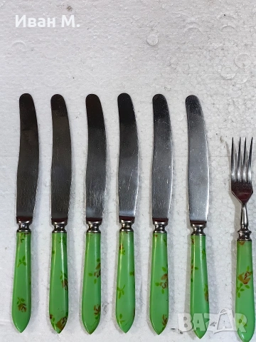 Винтидж комплект от ножове и вилици , снимка 3 - Прибори за хранене, готвене и сервиране - 53020213