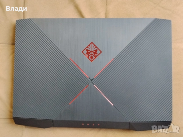 HP OMEN i7-7700HQ/Nvidia GTX 1050 Ti-4GB/16GB RAM/ново SSD 256TB+1TB HDD/нова батерия , снимка 3 - Лаптопи за игри - 52956564