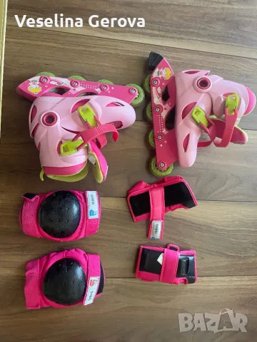 Ролери+чанта+наколенки+каска