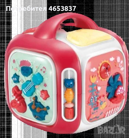 Мултифункционален музикален и образователен детски куб / Език: Английски;, снимка 2 - Образователни игри - 52446734