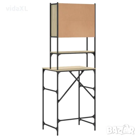 vidaXL Шкаф за пералня, дъб сонома, 68x48,5x194 см, снимка 10 - Шкафове - 56148230