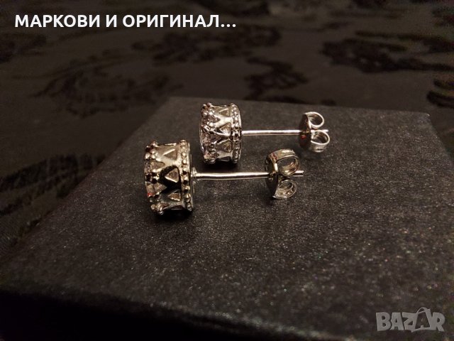 Сребърни обеци пр.925, снимка 5 - Обеци - 35374324