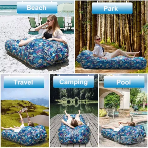 Премиум надуваемо легло за къмпинг, снимка 4 - Къмпинг мебели - 48836541