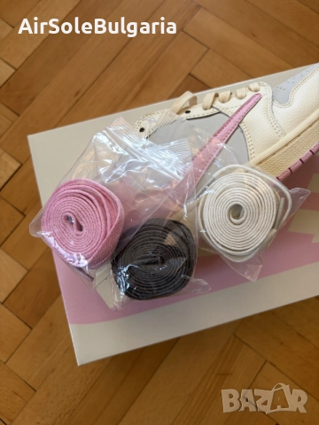 Jordan 1 x Travis Scott Shy Pink Size EUR 41/ UK 7 Brand New With Box 📦 , снимка 16 - Маратонки - 55728487