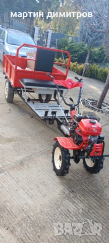 Мотофреза с ремарке 