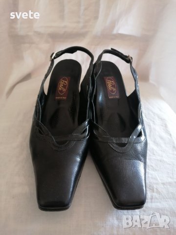 Сандали Vero Cuoio черни , снимка 2 - Дамски елегантни обувки - 37476575