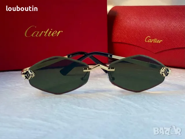 Cartier 2024 дамски слънчеви очила ромб 3 цвята, снимка 9 - Слънчеви и диоптрични очила - 47667819