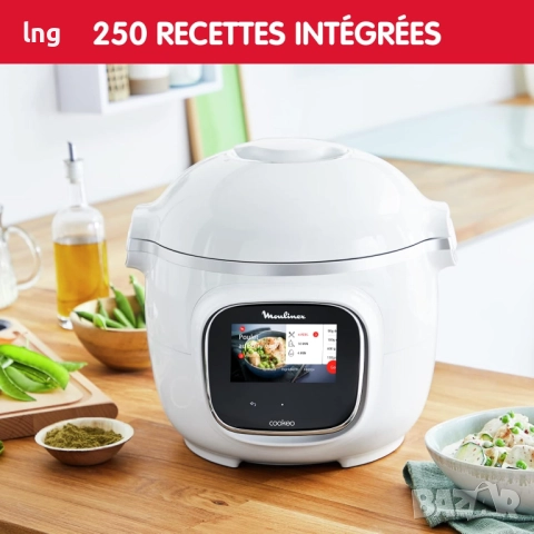 Продавам интелигентния мултикукър Moulinex Cookeo Touch (модел CE901100), снимка 3 - Мултикукъри - 51549913
